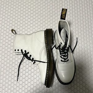 White Dr Martens Size 10W